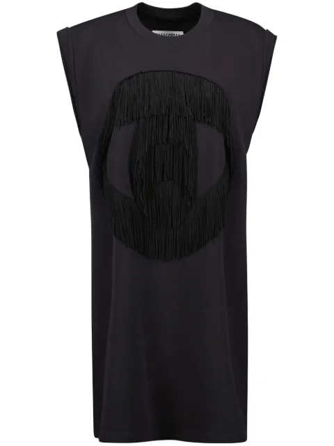 MM6 Maison Margiela fringed dress Black S52DA0049M25013