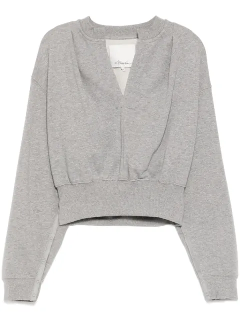 3.1 Phillip Lim cropped sweatshirt Grey E25110290UFT