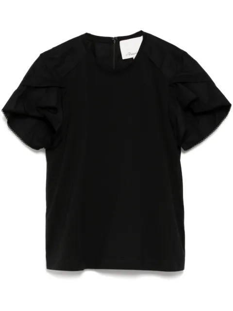 3.1 Phillip Lim petal sleeves blouse Black E25110291LCE