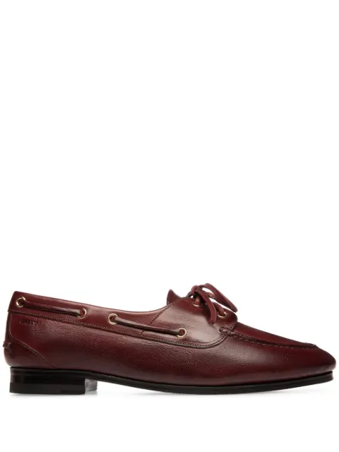 Bally Plume lace-up loafers Red WF002VBU003