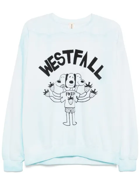WESTFALL graphic-print sweatshirt Blue WES04T013