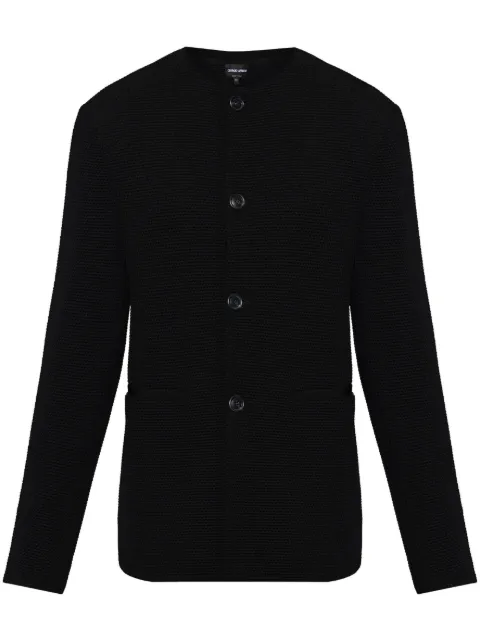 Giorgio Armani single-breasted jacket Black GM001495TE13801