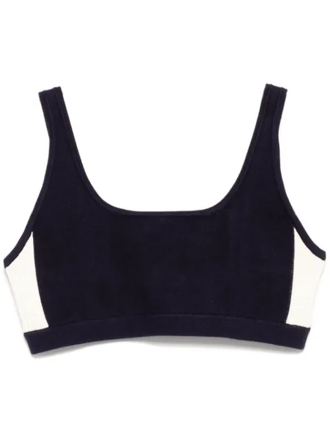 The Upside Montage Rory cropped top Blue USW125103NAVY