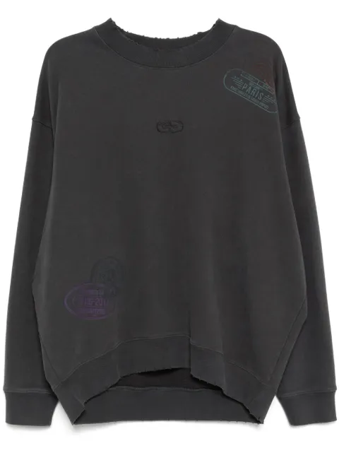 Ground Zero logo-print sweatshirt Grey GZOSWXPSW227