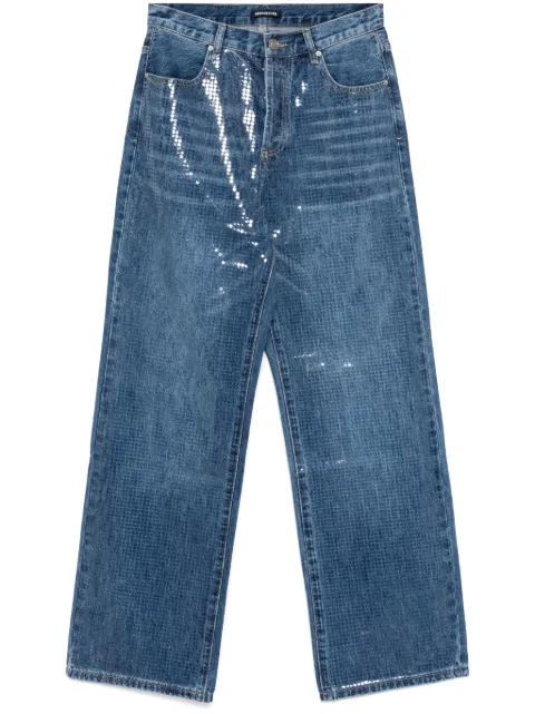 Ground Zero sequin-embellished jeans Blue GZOJNSMDJ9110