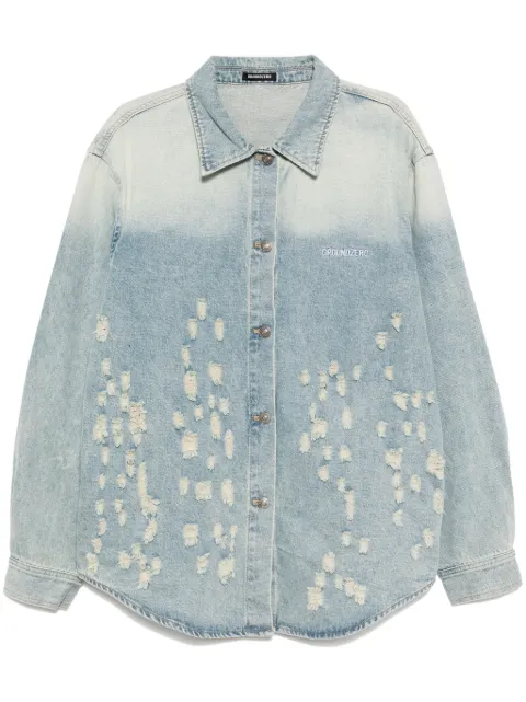 Ground Zero logo-embroidered jacket Blue GZOSTSMSH3060