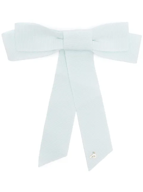 Parlor bow-detail hair clip Blue 2025PA03