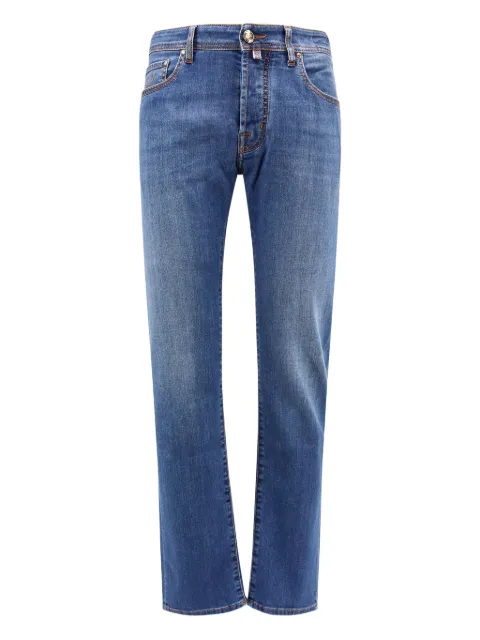 Jacob Cohën logo-patch jeans Blue 25EJCUJUMQE004033S3623V1