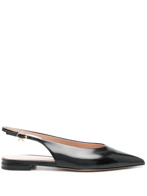 Gianvito Rossi Robbie ballerina shoes Black G9554605RICTOK
