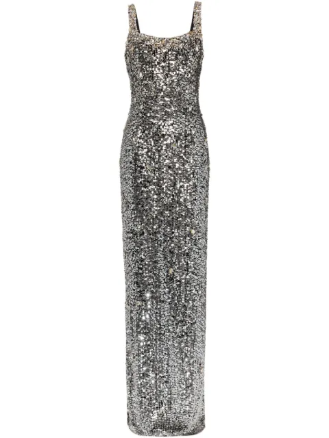 Jenny Packham Ezra gown Silver ZBD152L