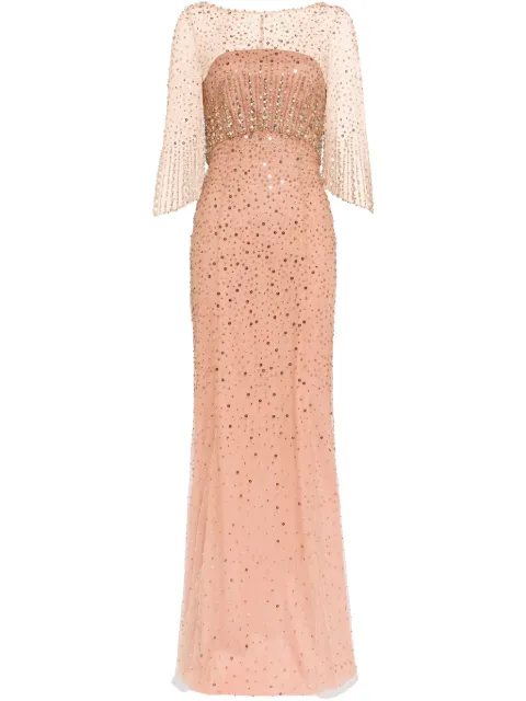 Jenny Packham Kiya maxi dress Pink ZBD141L