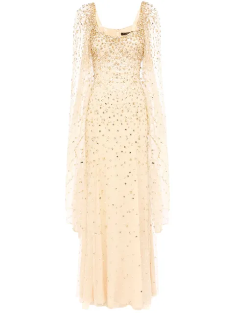 Jenny Packham Angel Wing dress Neutrals ZBD148L