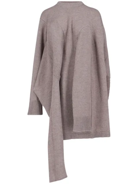 Niccolò Pasqualetti asymmetric sweater Brown K075WCBK