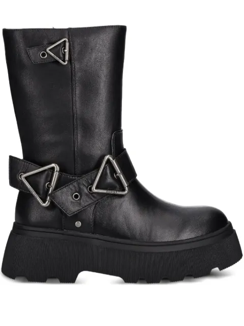 GUESS USA buckle-strap boots Black FLFNURLEA10