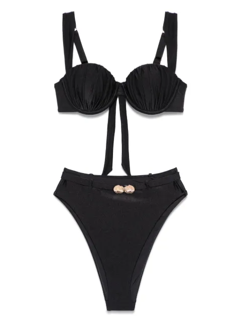 Noire Swimwear Onyx bikini set Black NSW447BLACK