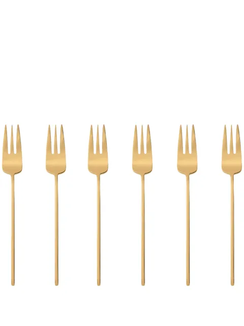 Sambonet 100 dessert forks (set of six) Gold 52770GA5