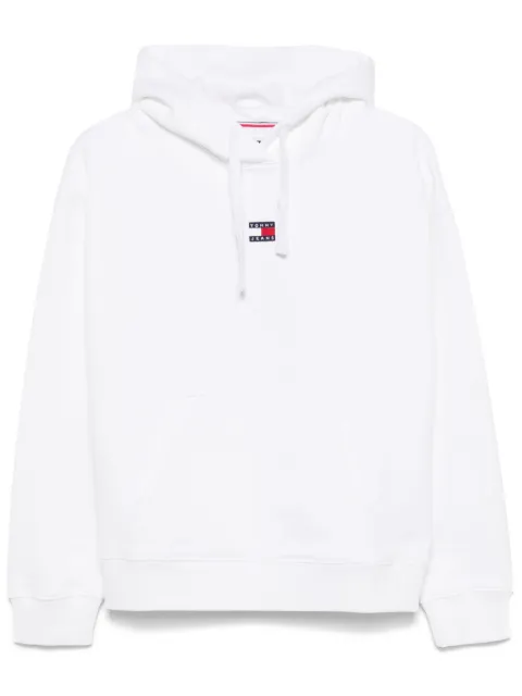 Tommy Jeans logo-patch drawstring hoodie White DW0DW17326