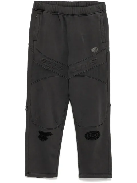 AAPE BY *A BATHING APE® moonface-logo track pants Black APTB644XXN