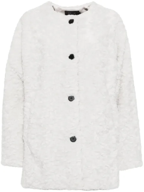 tout a coup faux fur jacket Grey M134AW4