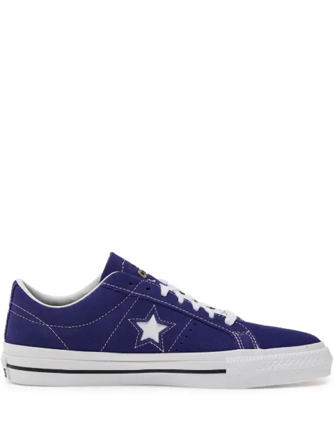 Converse One Star Academy Pro star-embellished canvas sneakers Purple A09230C