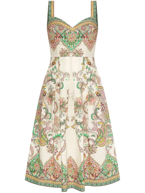 ETRO floral print dress White WRHA025399SP5C0