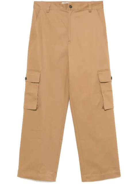 Maison Kitsuné cotton cargo pants Neutrals NM01122WW0078