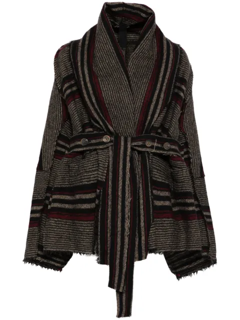 Forme D'expression wool jacket Brown HC045SERP