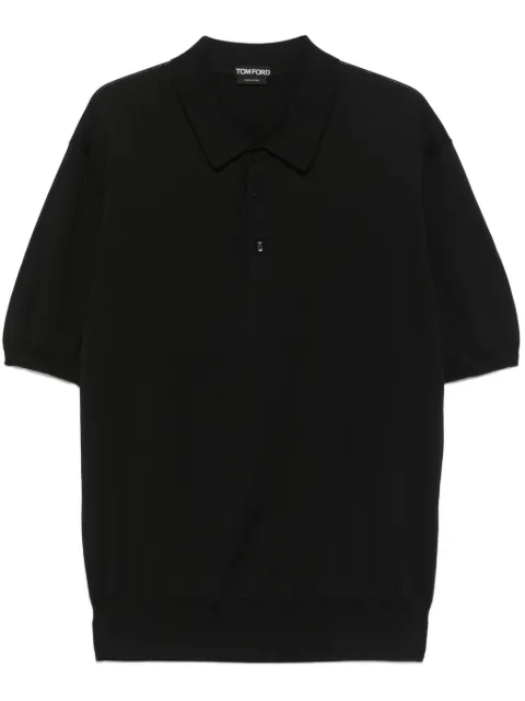 TOM FORD cotton polo shirt Black KPS004YMC024S25
