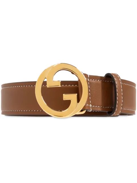 Gucci Caramel leather Gucci Blondie belt Brown 690557AAEFH2718