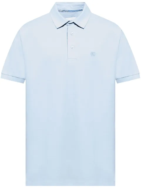 ETRO embroidered polo shirt Blue MRMD0006AJ264