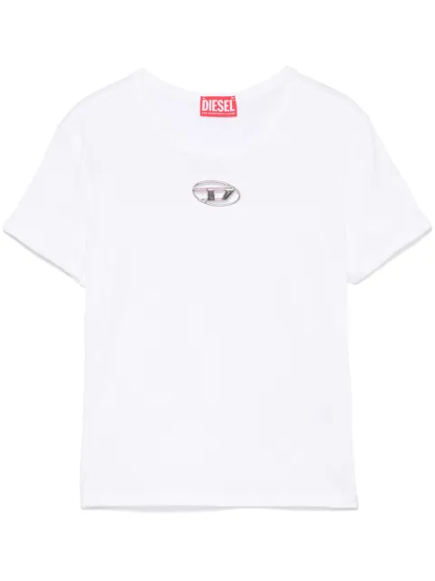 Diesel T-Uncutie-Long-Od T-shirt White A168390CLBR
