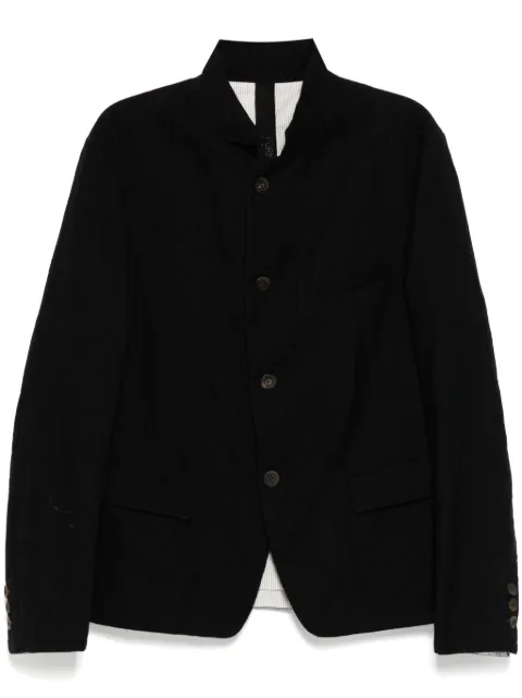 Forme D'expression camp-collar shirt jacket Black HG065MTVB