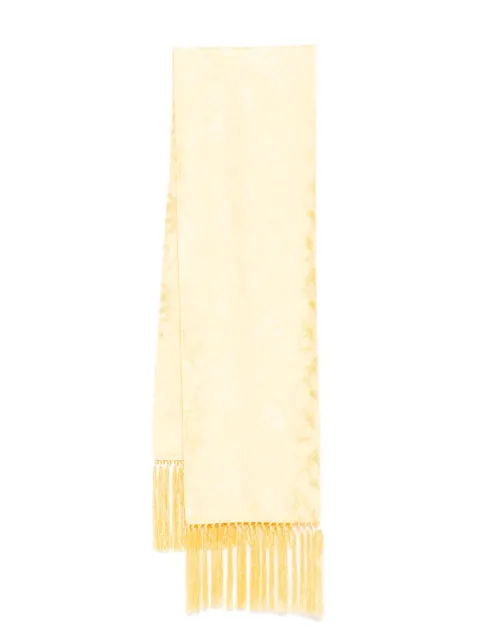 BODE football jacquard scarves Yellow MRF24AC019