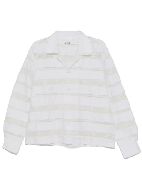 BODE tennis lace shirt White MRF24SH040