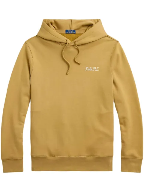 Polo Ralph Lauren logo-embroidered hoodie Yellow 710958449001