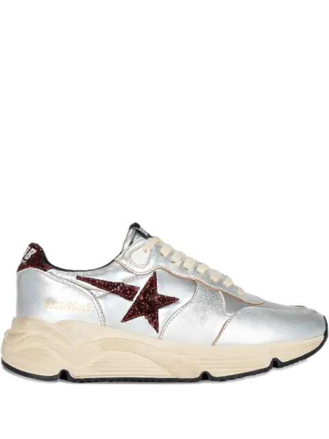 Golden Goose Running Sole "Silver/Bordeaux" sneakers Grey GWF00215F004183
