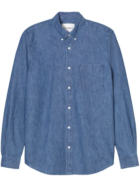 Closed button-up shirt Blue C8427120520