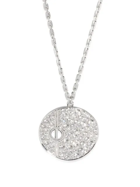 Cartier pre-owned 18kt white gold Love Pendant necklace Silver 142896