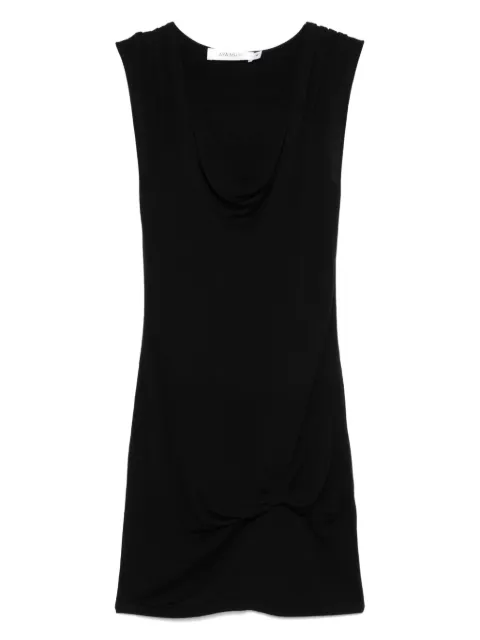 Aya Muse Navi short dress Black AMSS2571