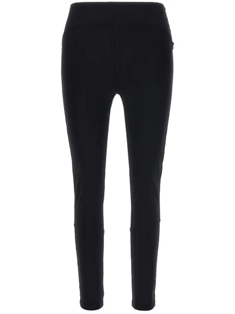NOT AFTER TEN mesh-detail leggings Black NATP008