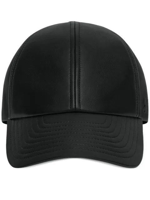 Courrèges AC leather cap Black 125ACT039CV0040