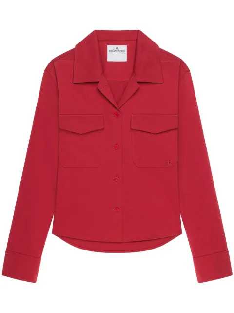 Courrèges cotton shirt Red 125CCH074PL0178