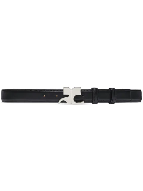 Courrèges AC leather belt Black 125ACE020CR0065