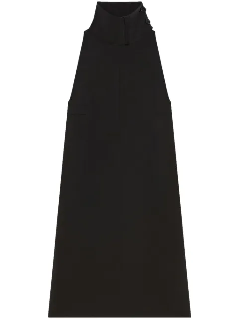 Courrèges scarf mini dress Black 125CRO576PL01479999