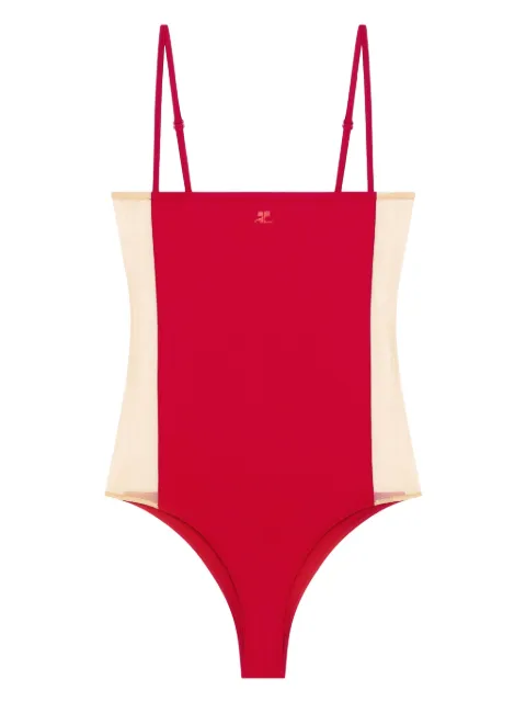 Courrèges Illusion swimsuit Red 125JMB041PA0043