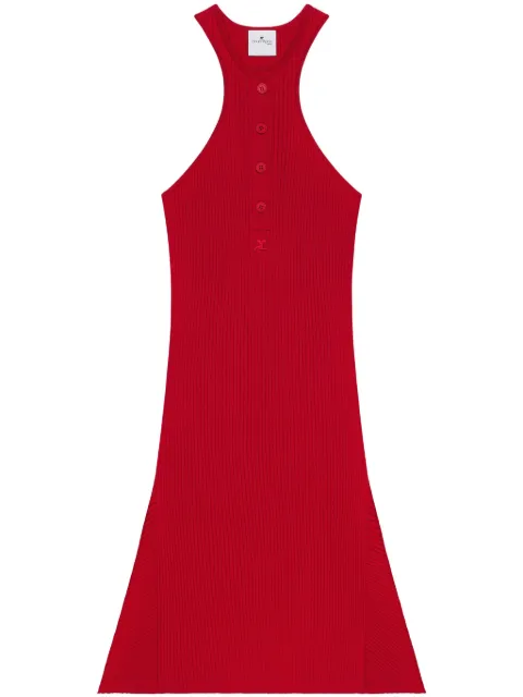 Courrèges Scuba mini dress Red 125MRO572FI0001