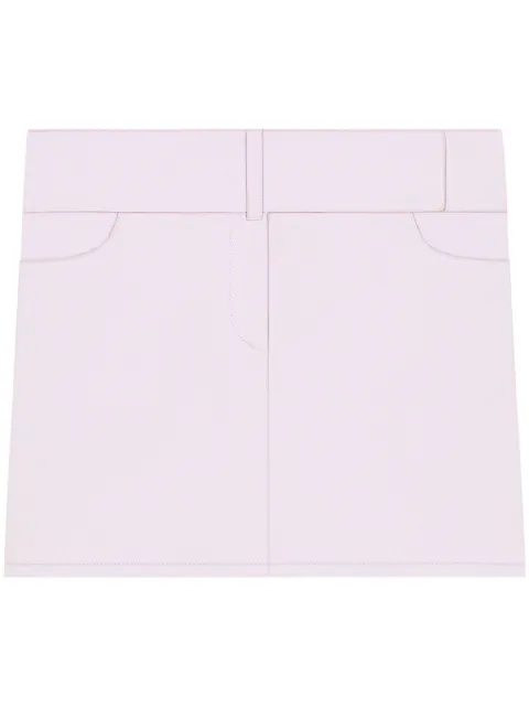 Courrèges belted mini skirt Pink 125CJU218PL0178