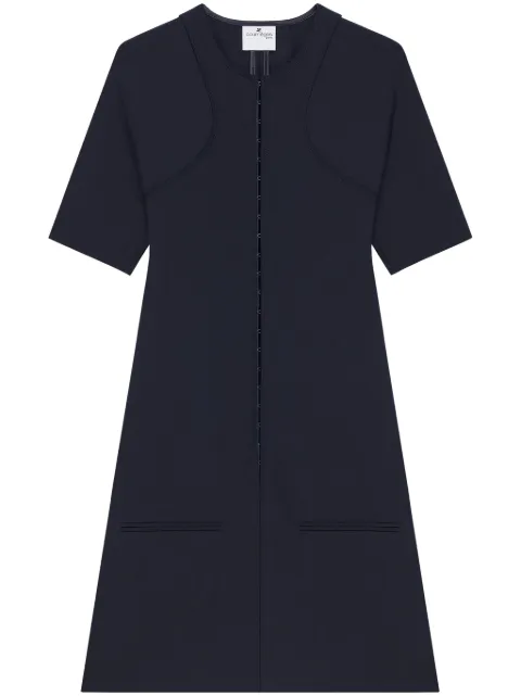 Courrèges A-line mini dress Blue 125CRO549PL0170