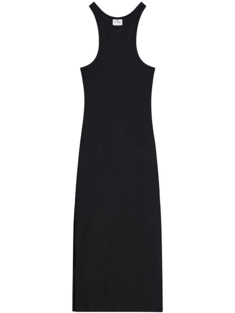 Courrèges Scuba 90's midi dress Black 125JRO586JS0194