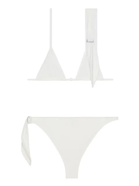 Courrèges Scarf bikini White 125JMB044PA0043